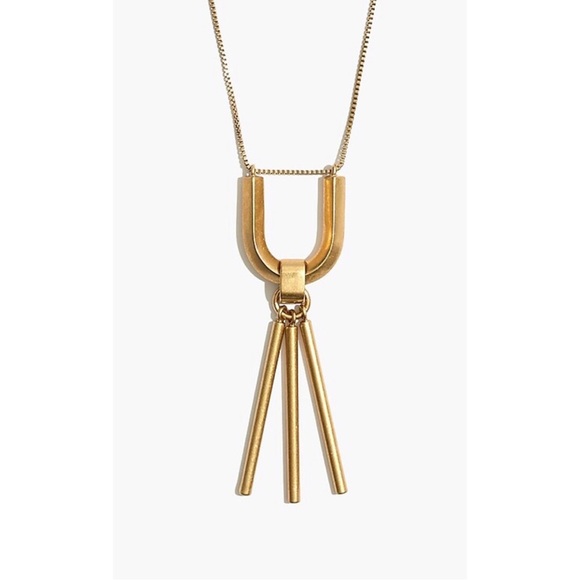 ⚜️Rare, *FREE with purchase,* Madewell Curvelink Necklace! - Picture 2 of 3